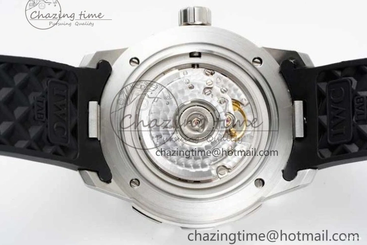 MIROTIME 1225 Aquatimer Automatic SS RSF 1:1 Best Edition White Orange Dial on Black Rubber Strap A Supportive 7069